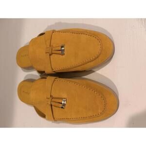 Marc Fisher Mustard Yellow Suede Slip-On Loafers - 8W